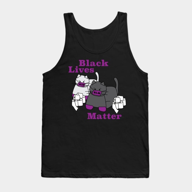 Black Lives Matter Corona Cats Tank Top by kristinbell